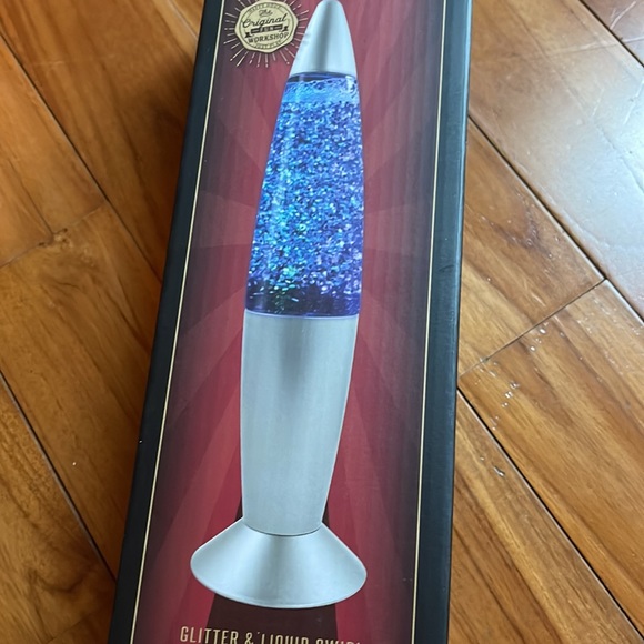 Glitter lava lamp color changing new in box 60’s 70s hippie retro - Picture 1 of 4